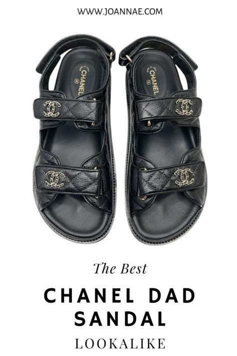 chanel dad sandal dupes|chanel dad dupe.